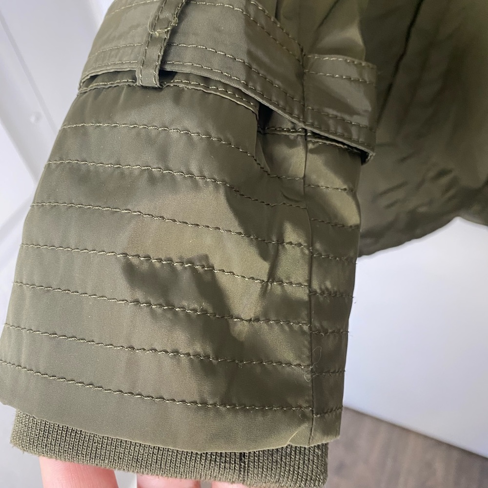 Sam Edelman Faux Fur Lined Water Repellent Hooded Raincoat - Picture 5 of 10